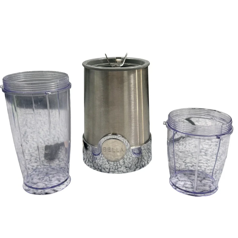 Bella Rocket Extract Pro Personal Blender Silver Stainless Steel 12 Piece Set